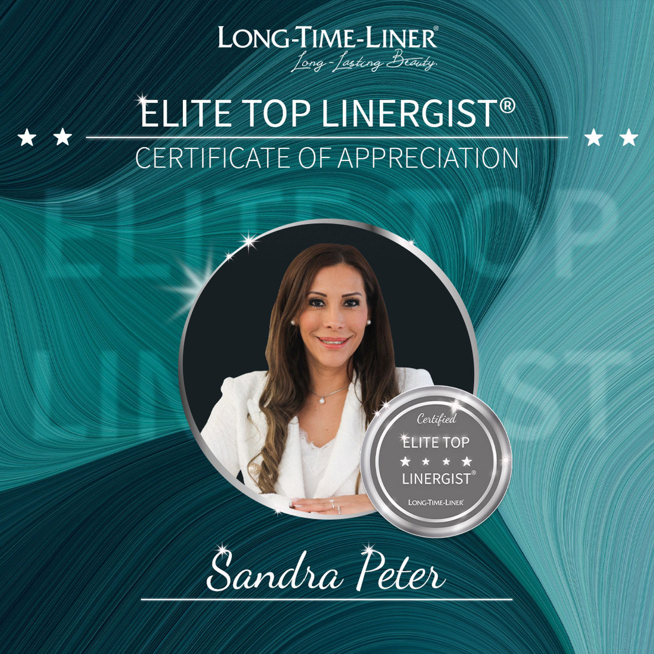 Sandra Peter, Elite top Linergist
